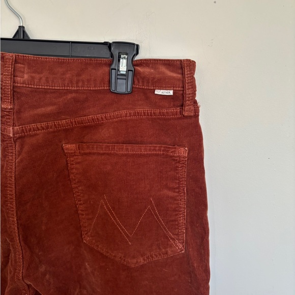 MOTHER corduroy The Tomcat Ankle Jeans in Rich Brown - Picture 8 of 16
